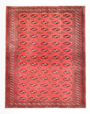 Turkaman Rug - 138 x 110 cm - red