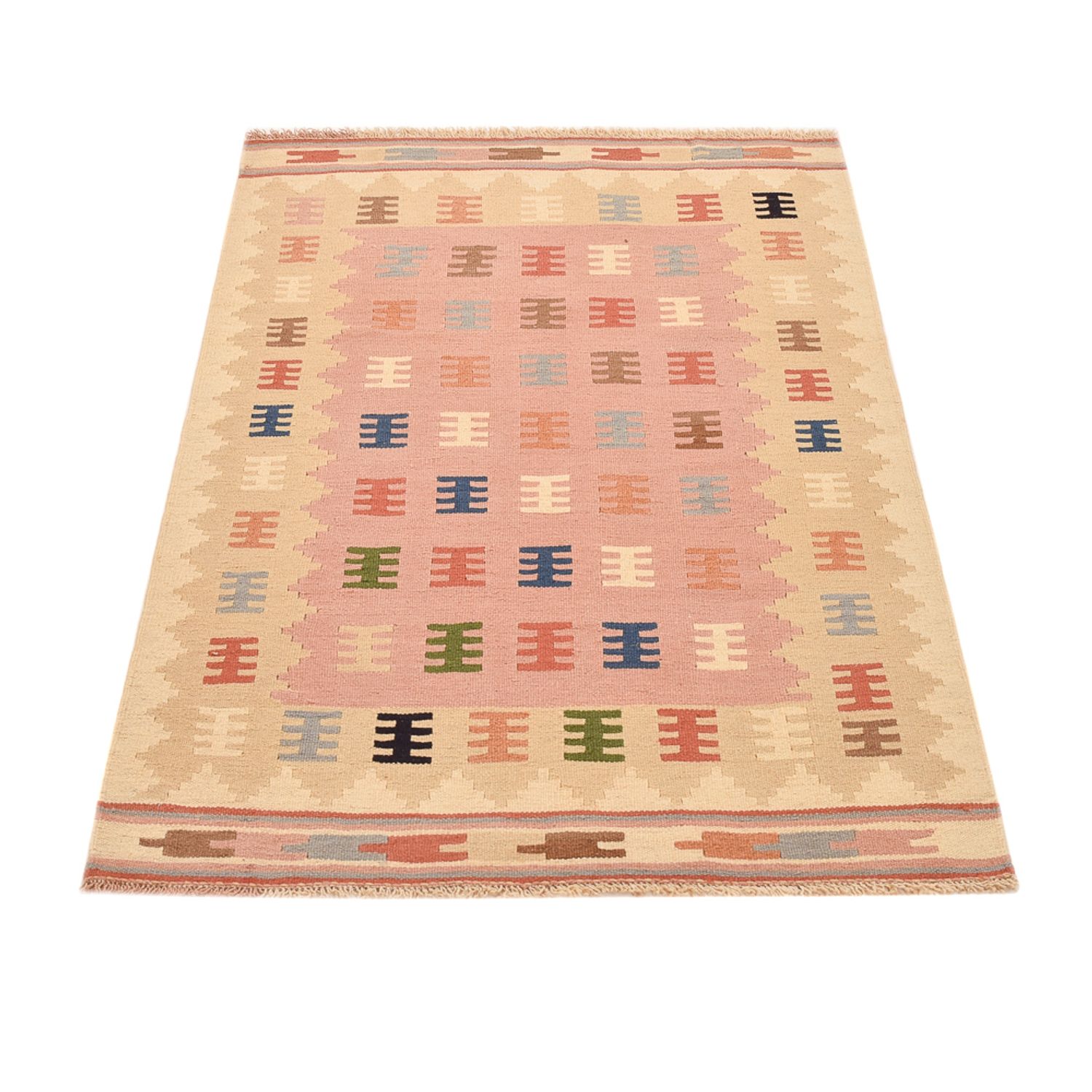 Kelim Rug - Oriental - 150 x 94 cm - multicolored