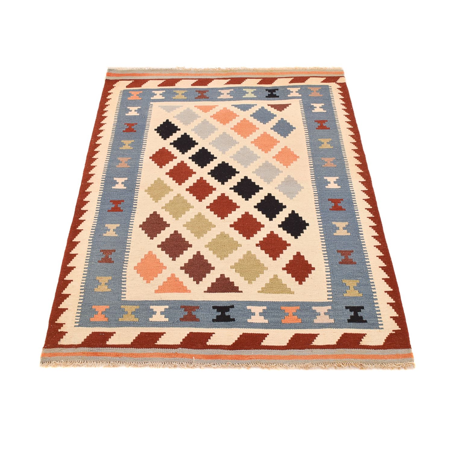 Kelim Rug - Oriental - 147 x 100 cm - multicolored