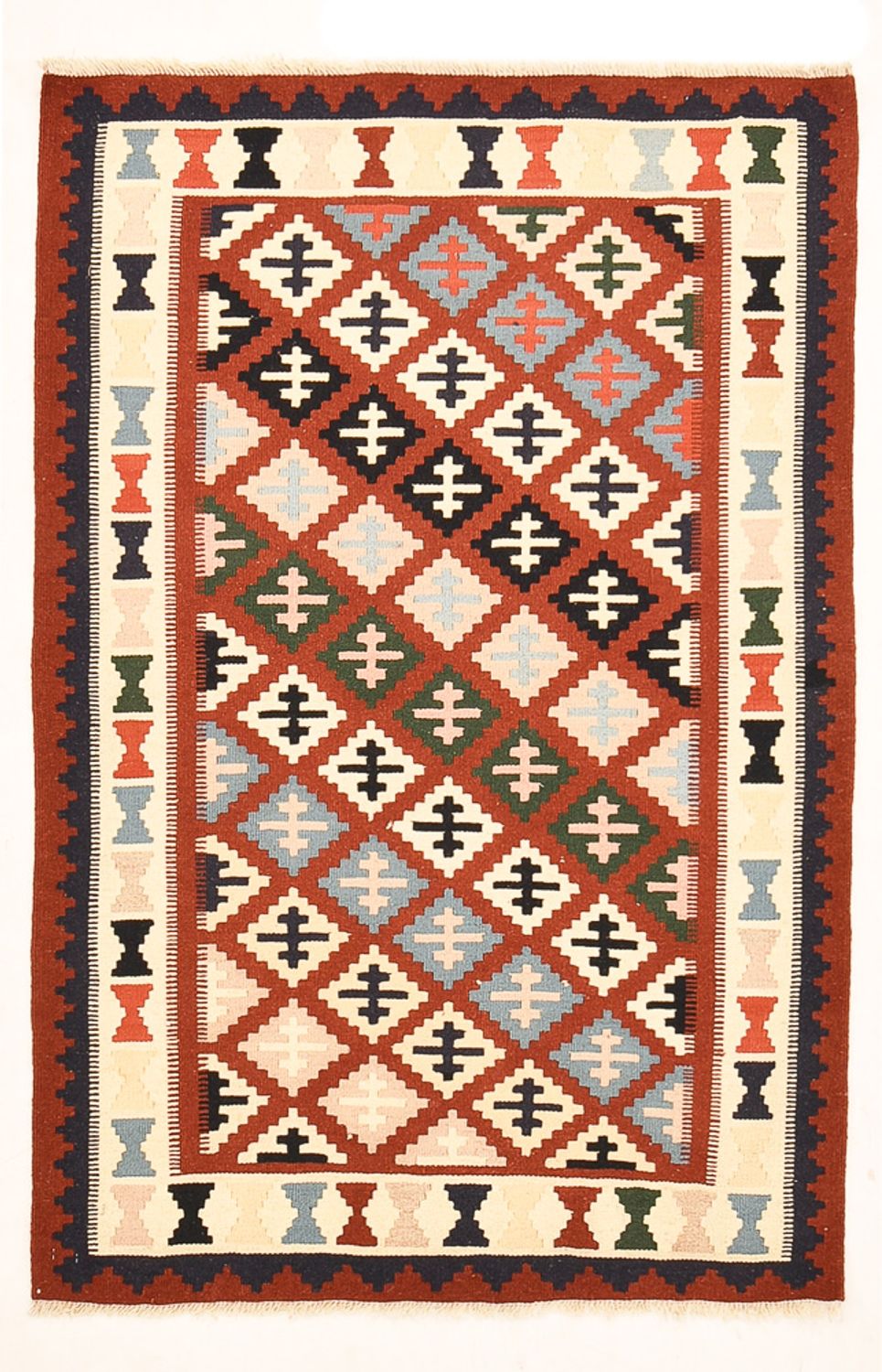 Kelim Rug - Oriental - 155 x 100 cm - multicolored