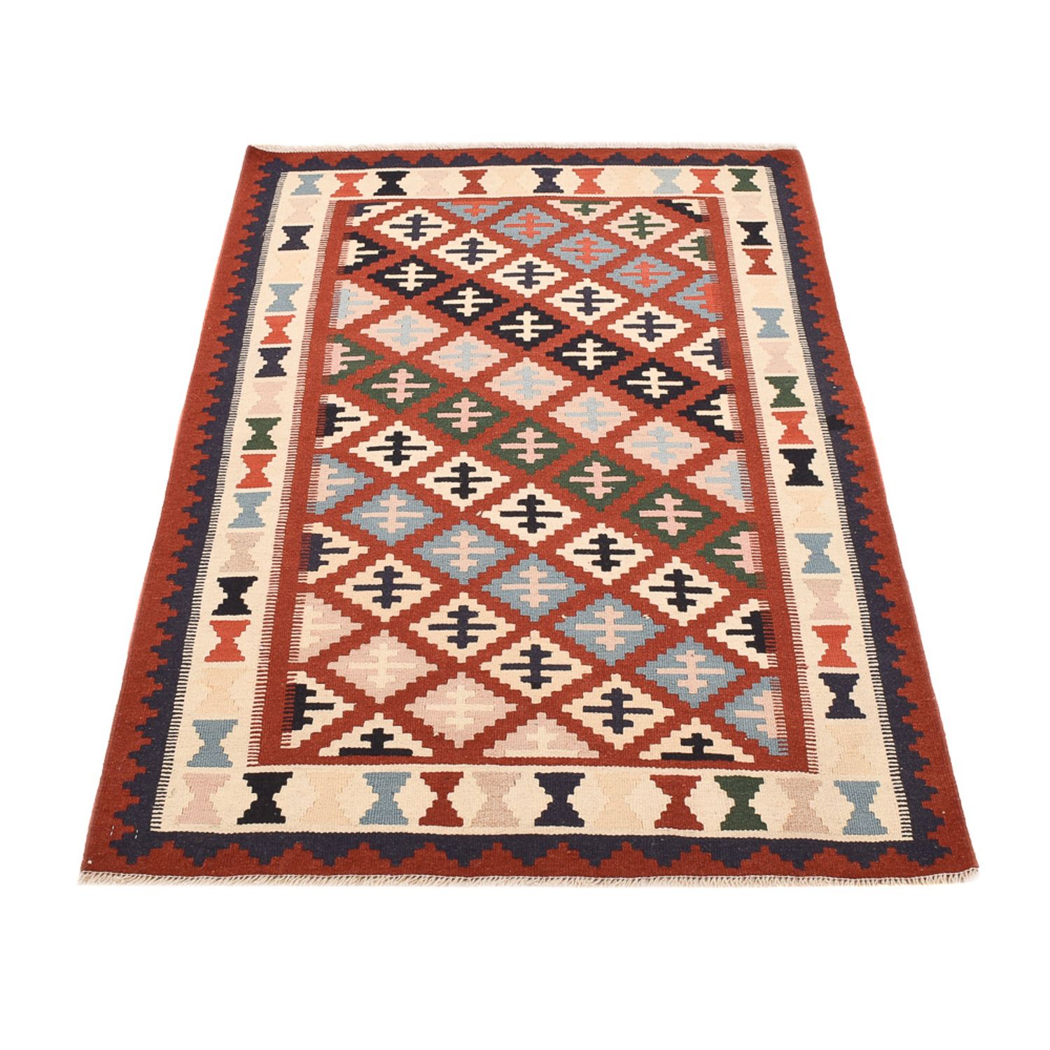 Kelim Rug - Oriental - 155 x 100 cm - multicolored