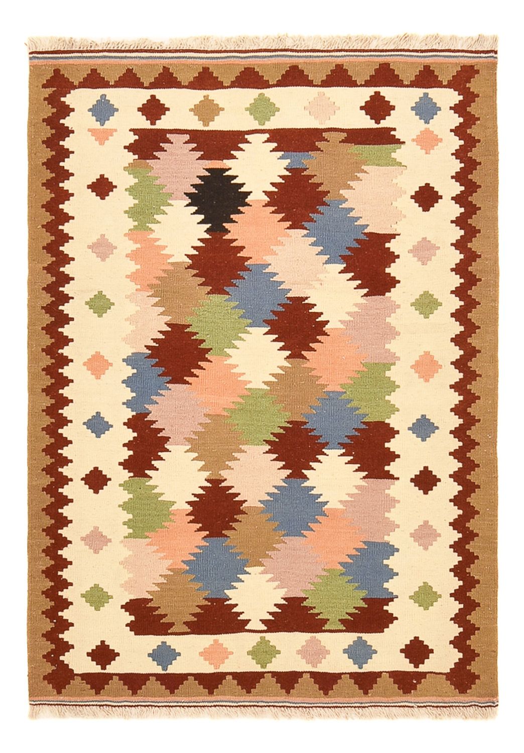 Kelim Rug - Oriental - 145 x 106 cm - multicolored