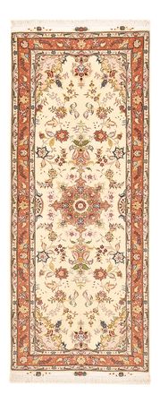 Runner Perser Rug - Tabriz - Royal - 195 x 80 cm - beige