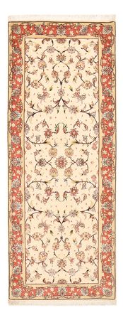 Runner Perser Rug - Tabriz - Royal - 204 x 80 cm - beige