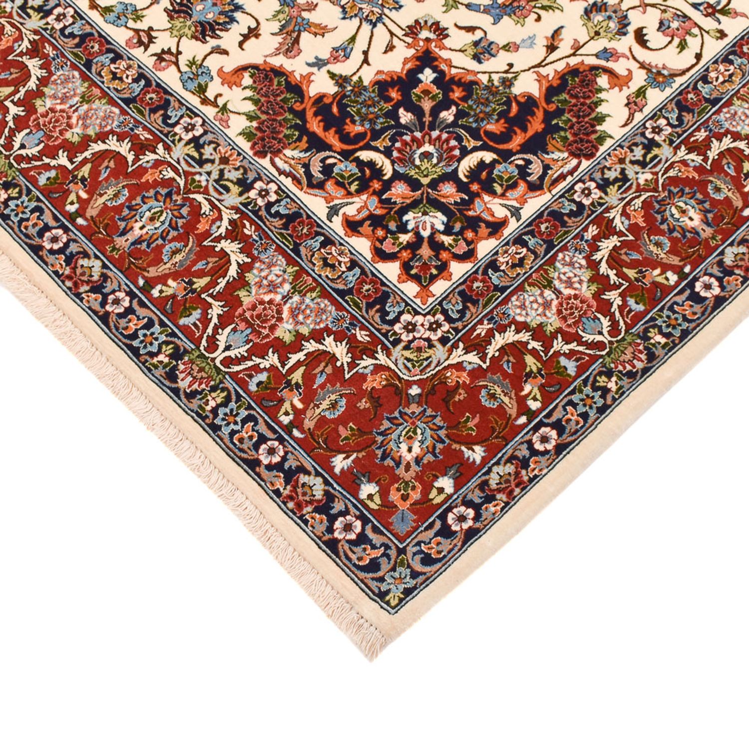 Perser Rug - Ghom - Royal - 216 x 140 cm - cream