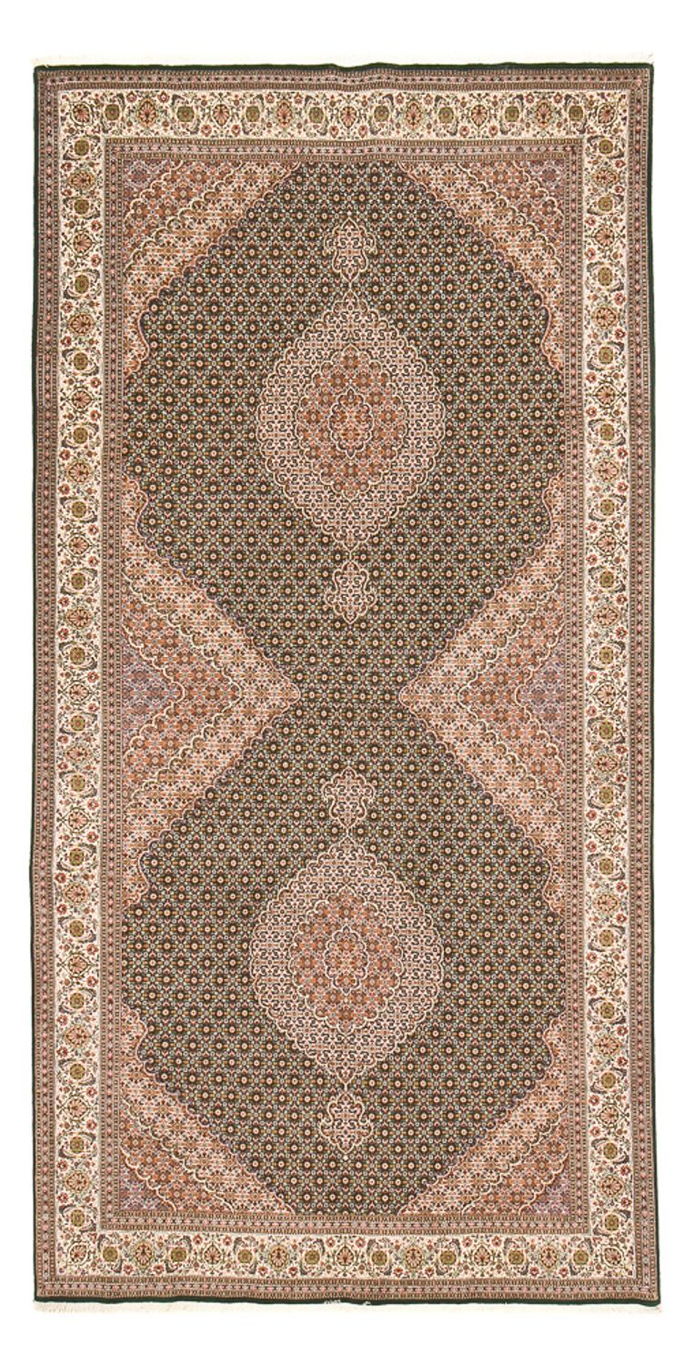 Runner Perser Rug - Tabriz - Premium - 404 x 203 cm - sand