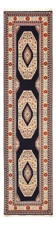 Runner Perser Rug - Tabriz - Premium - 300 x 73 cm - dark blue