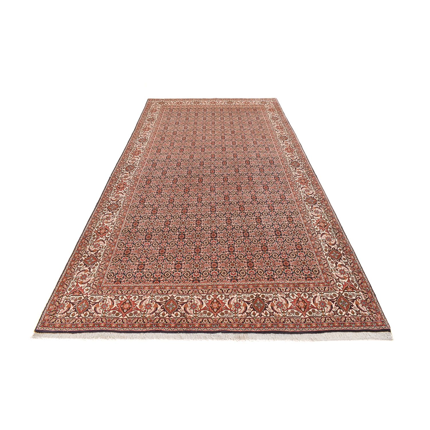 Runner Perser Rug - Bidjar - 395 x 203 cm - rust