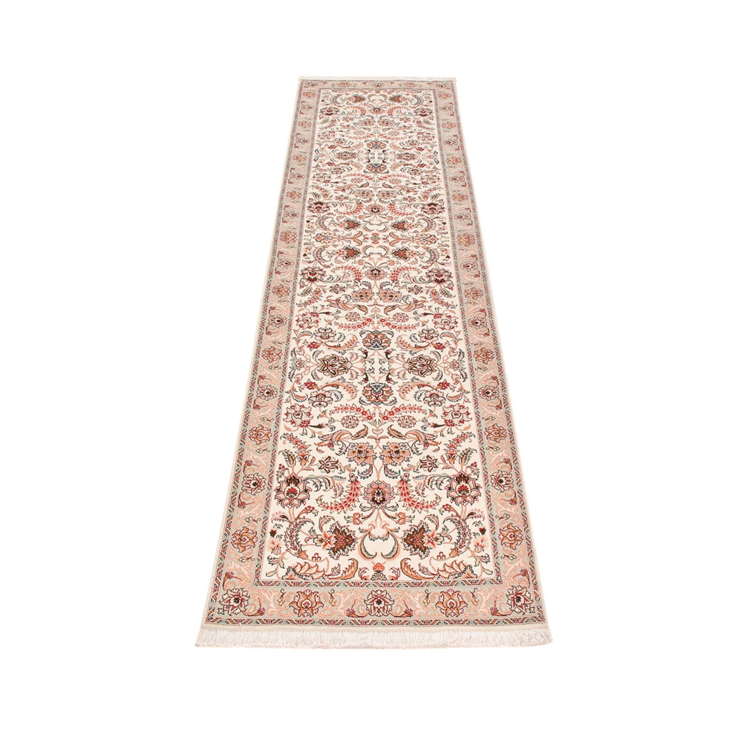 Runner Perser Rug - Tabriz - Premium - 312 x 74 cm - caramel