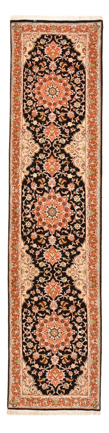 Runner Perser Rug - Tabriz - Royal - 288 x 69 cm - dark blue