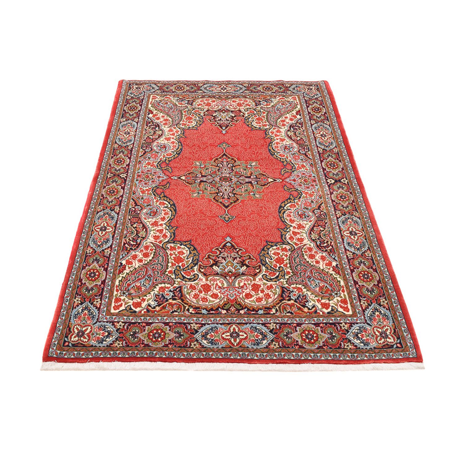 Perser Rug - Ghom - Royal - 205 x 132 cm - red