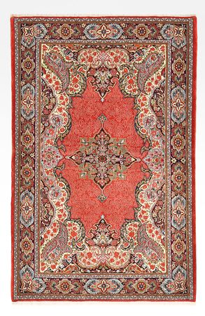 Perser Rug - Ghom - Royal - 205 x 132 cm - red