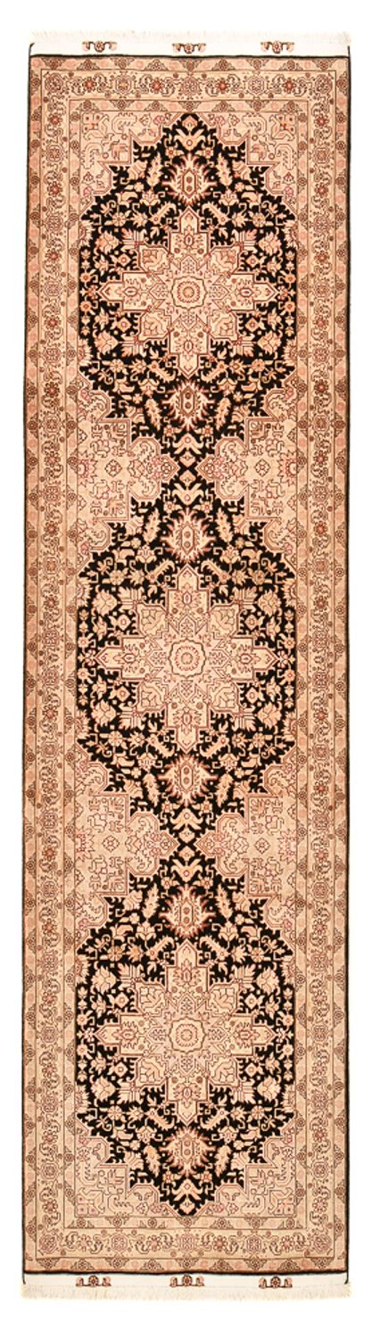 Runner Perser Rug - Tabriz - Royal - 305 x 80 cm - light beige