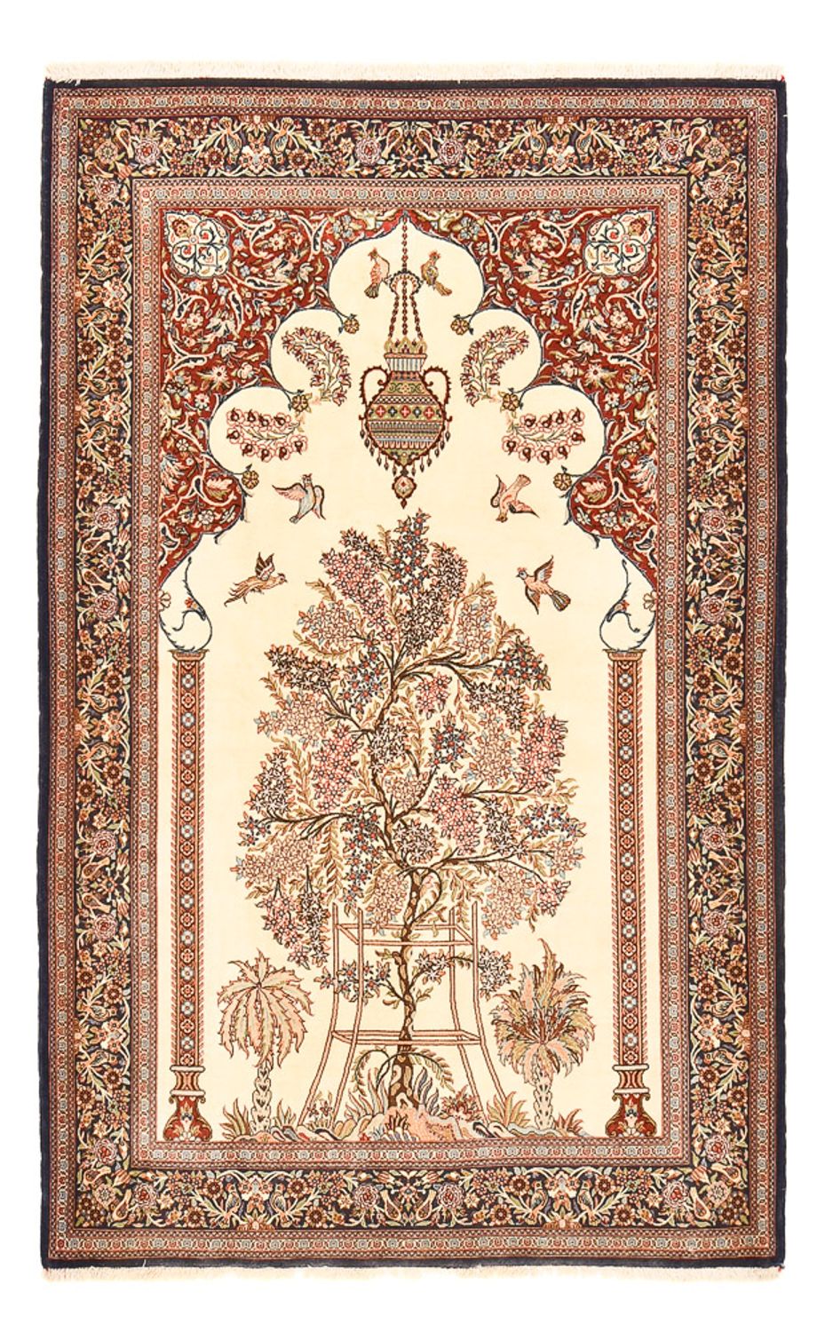 Perser Rug - Ghom - Royal - 204 x 132 cm - beige