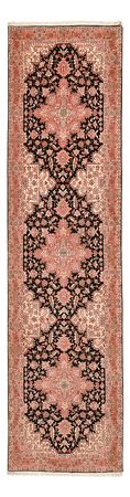 Runner Perser Rug - Tabriz - Royal - 352 x 90 cm - light red