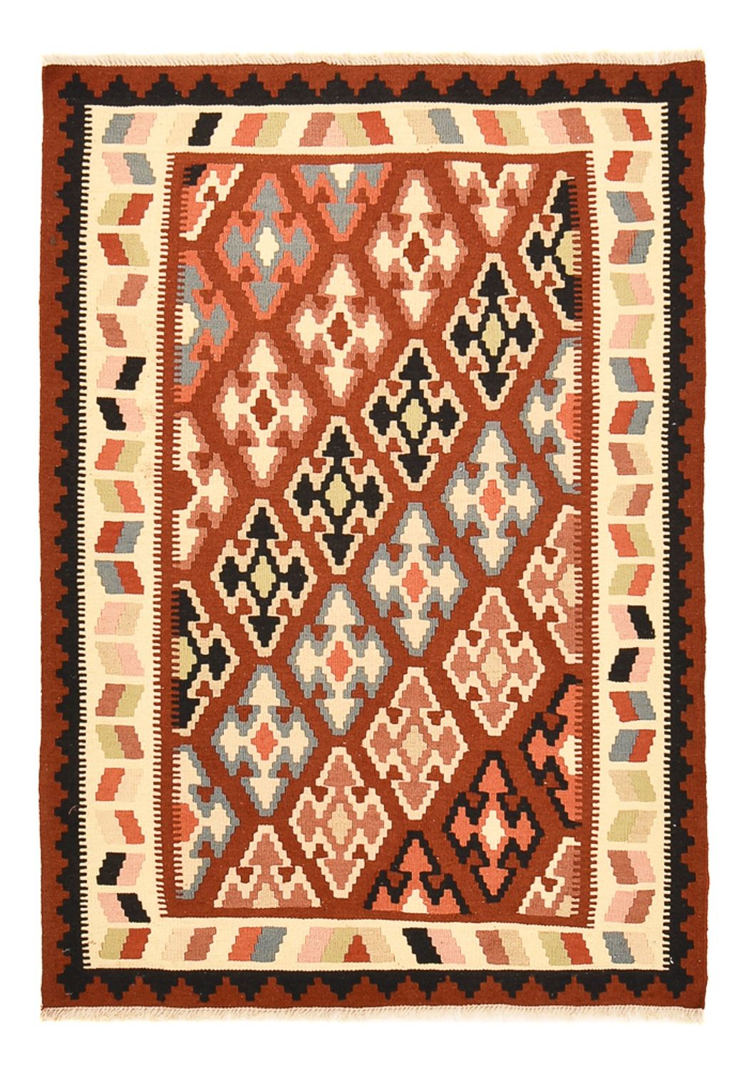 Kelim Rug - Oriental - 145 x 105 cm - multicolored