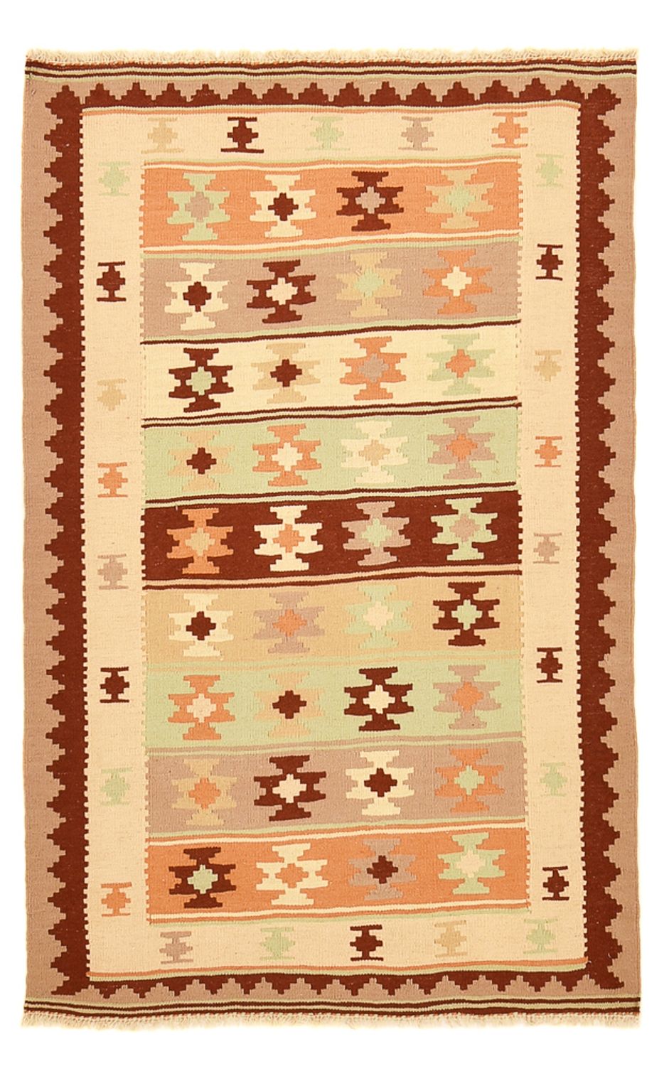 Kelim Rug - Oriental - 147 x 96 cm - beige