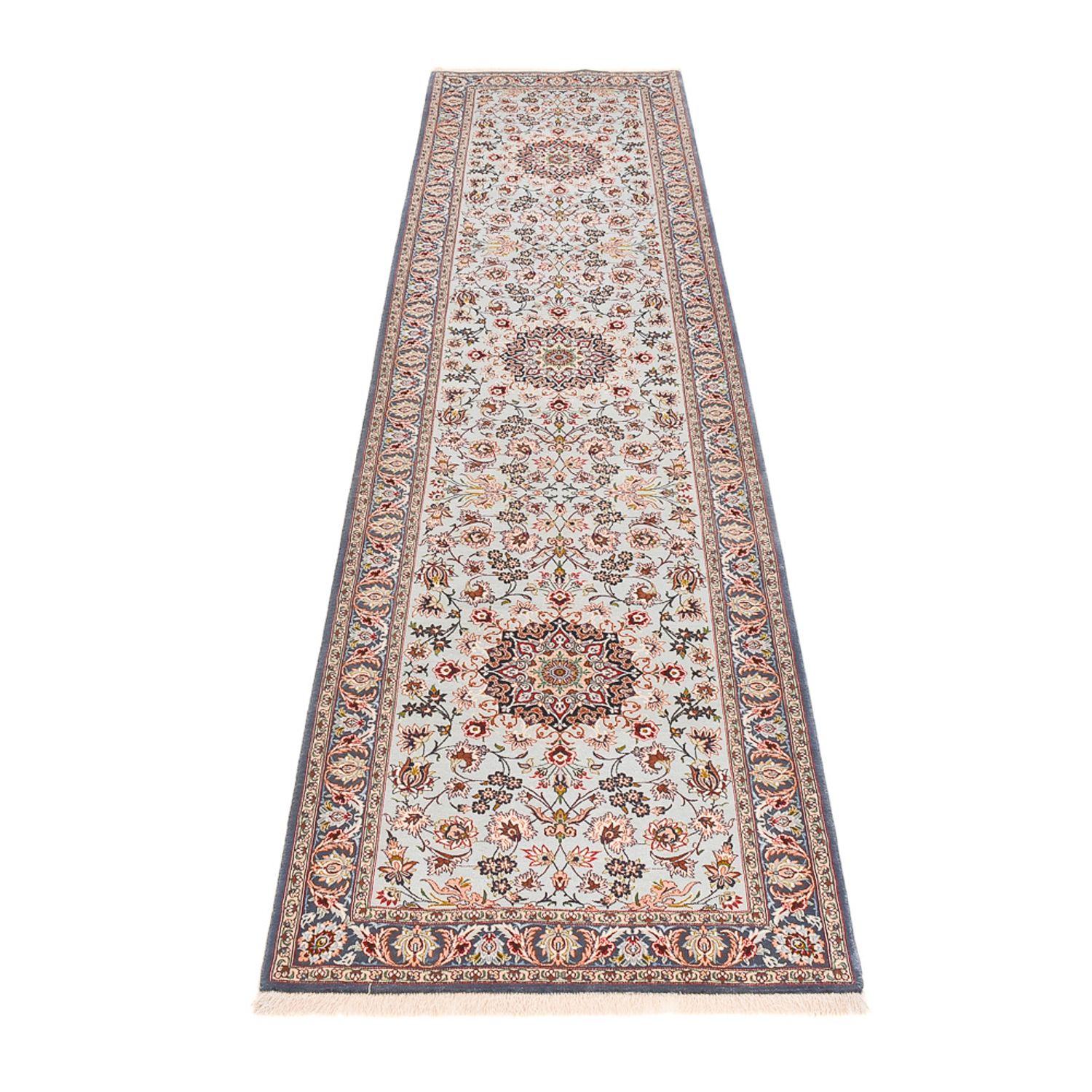 Runner Perser Rug - Isfahan - Premium - 313 x 83 cm - rust