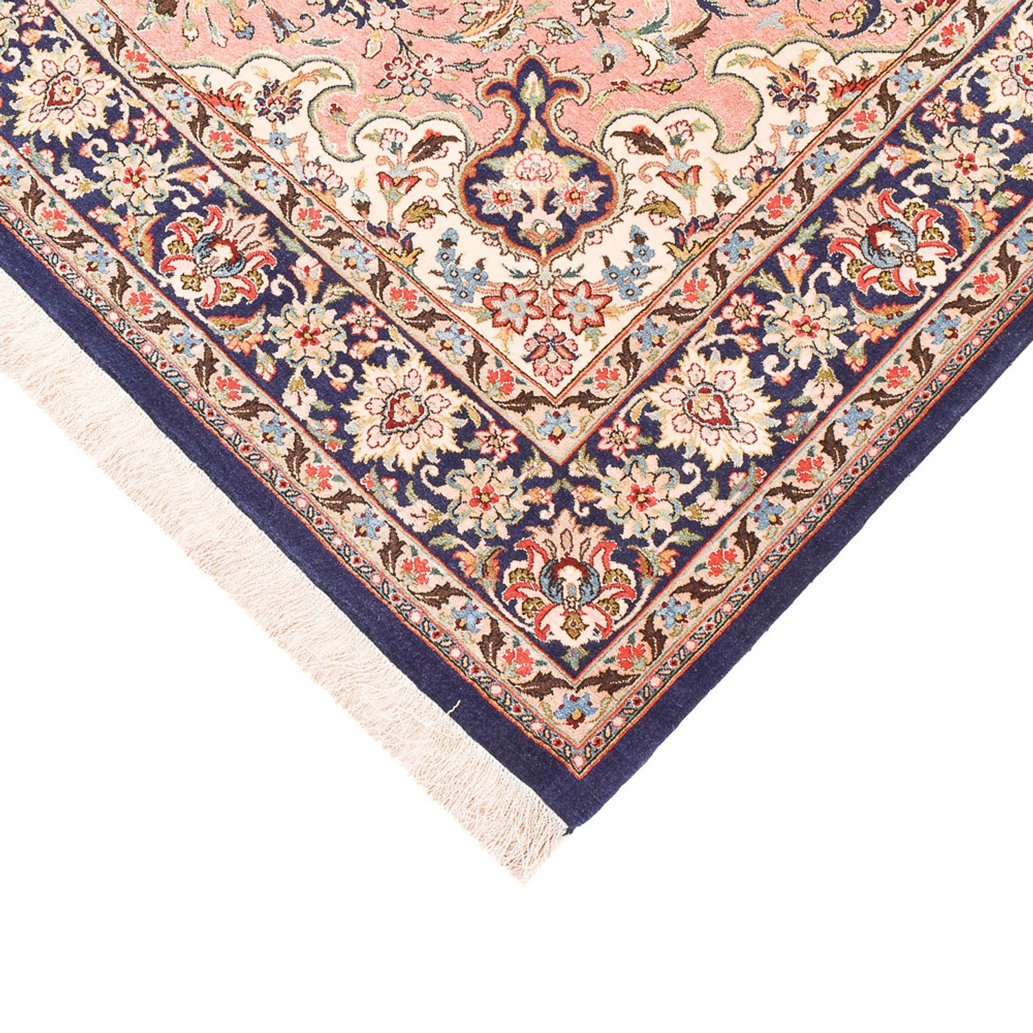 Perser Rug - Ghom - Royal - 216 x 135 cm - light red