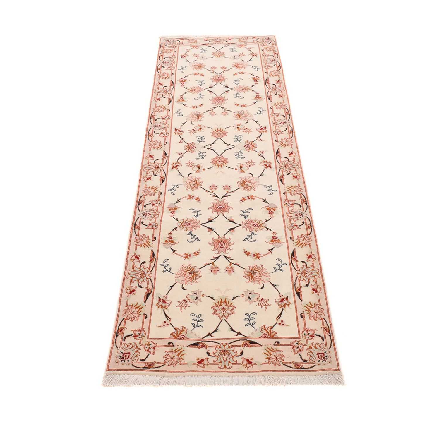 Runner Perser Rug - Tabriz - Royal - 262 x 77 cm - beige