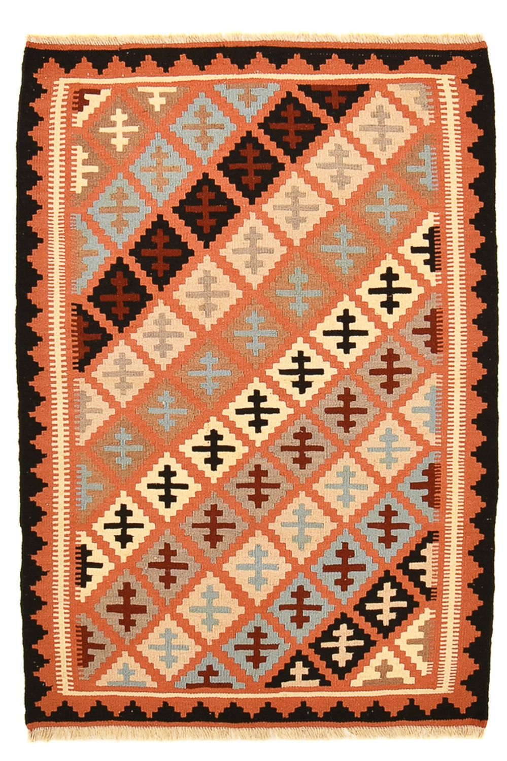 Kelim Rug - Oriental - 145 x 98 cm - multicolored