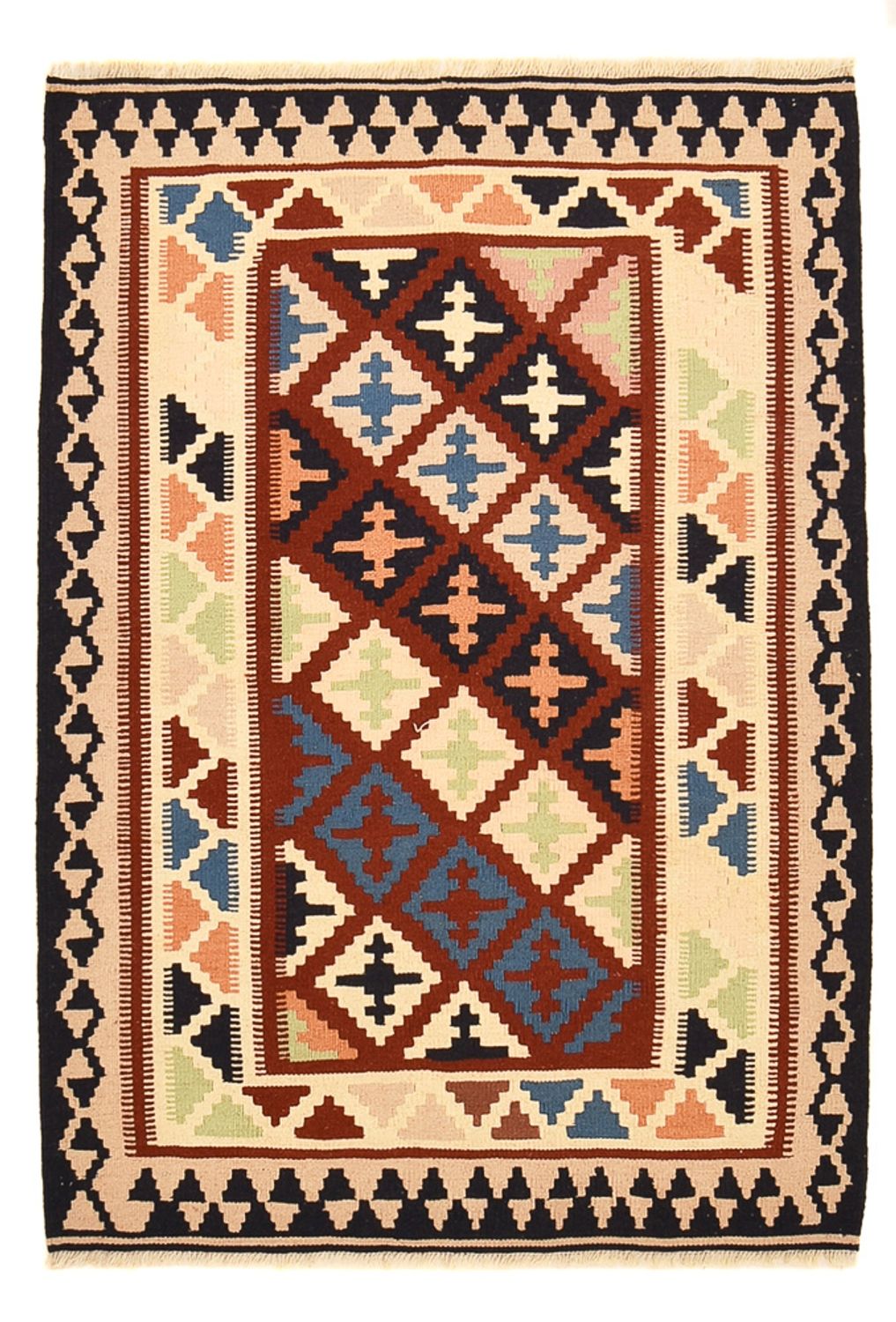 Kelim Rug - Oriental - 147 x 102 cm - multicolored