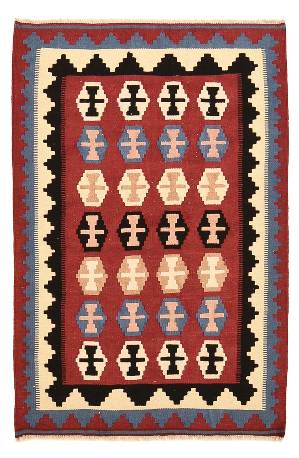 Kelim Rug - Oriental - 150 x 98 cm - multicolored