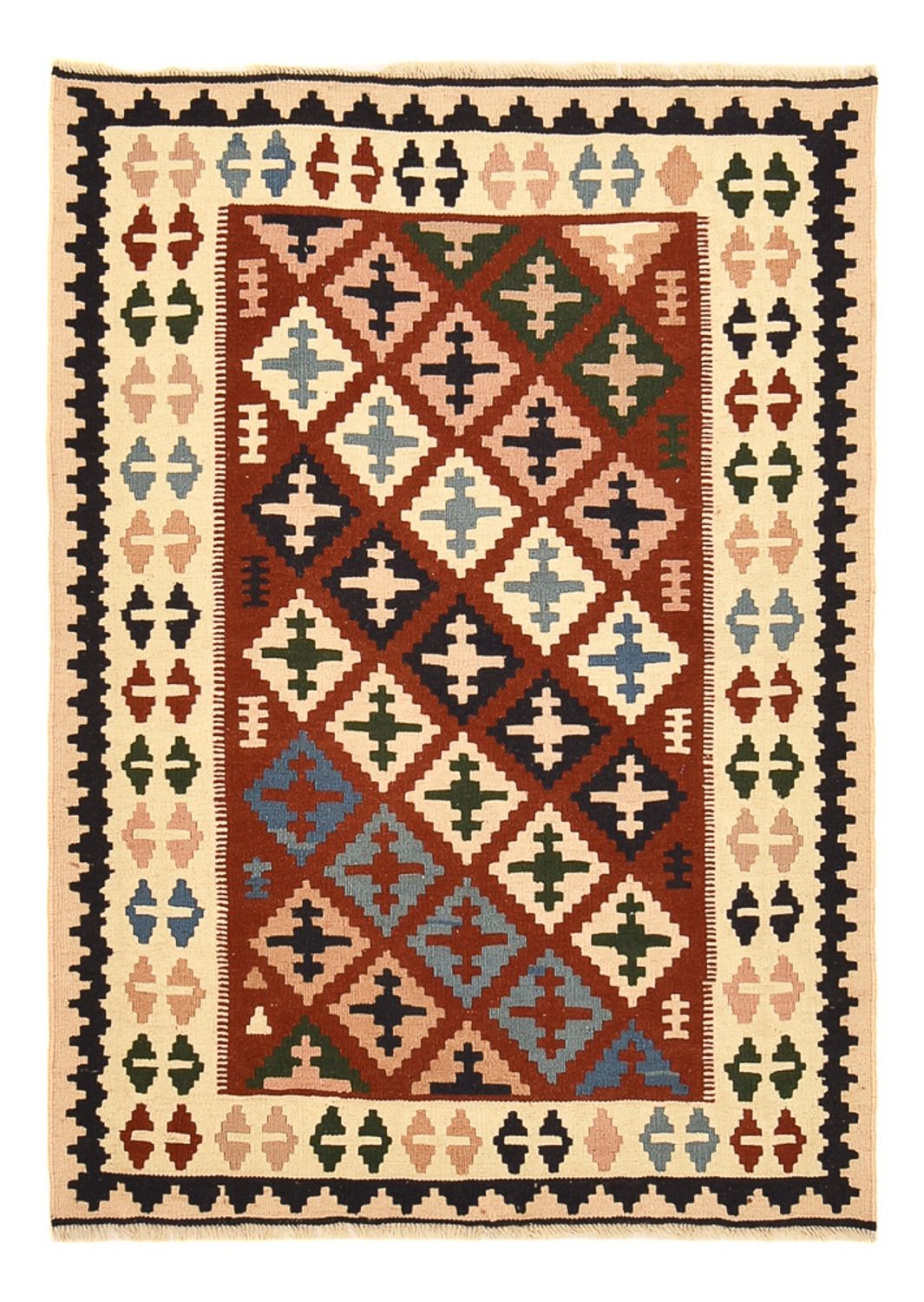 Kelim Rug - Oriental - 142 x 100 cm - multicolored