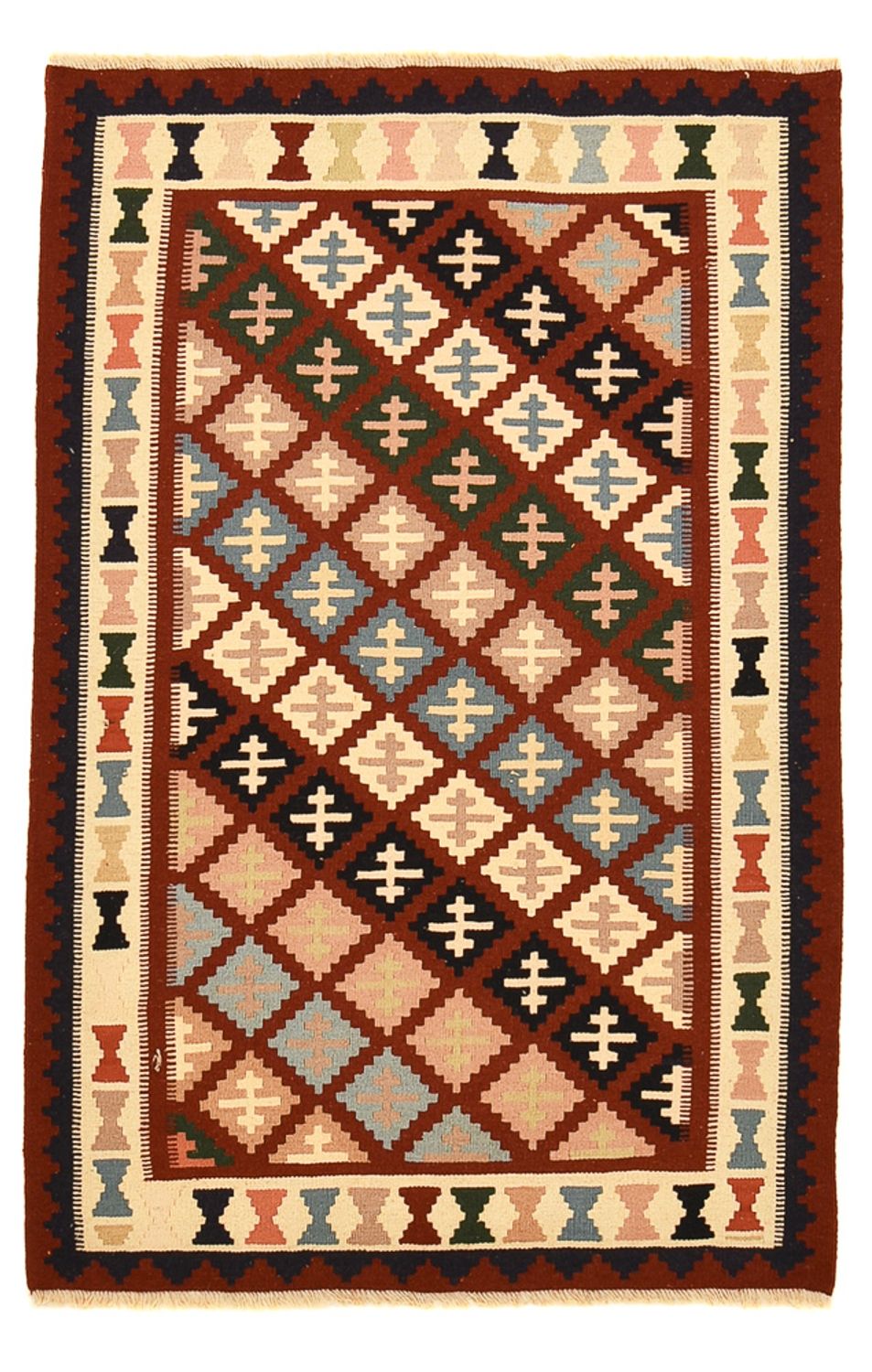 Kelim Rug - Oriental - 150 x 100 cm - multicolored