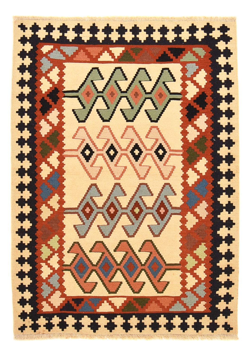 Kelim Rug - Oriental - 147 x 105 cm - multicolored