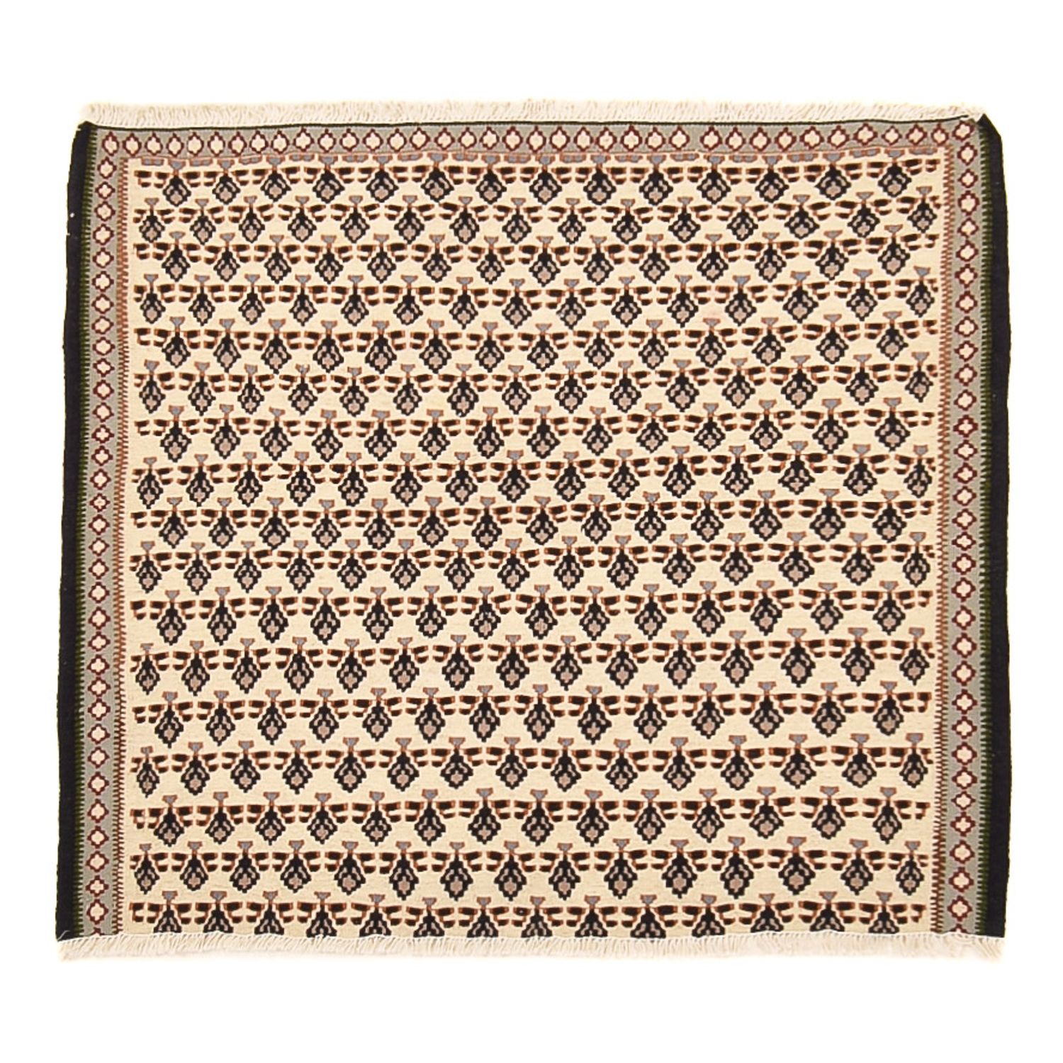 Kelim Rug - Oriental - 85 x 82 cm - cream