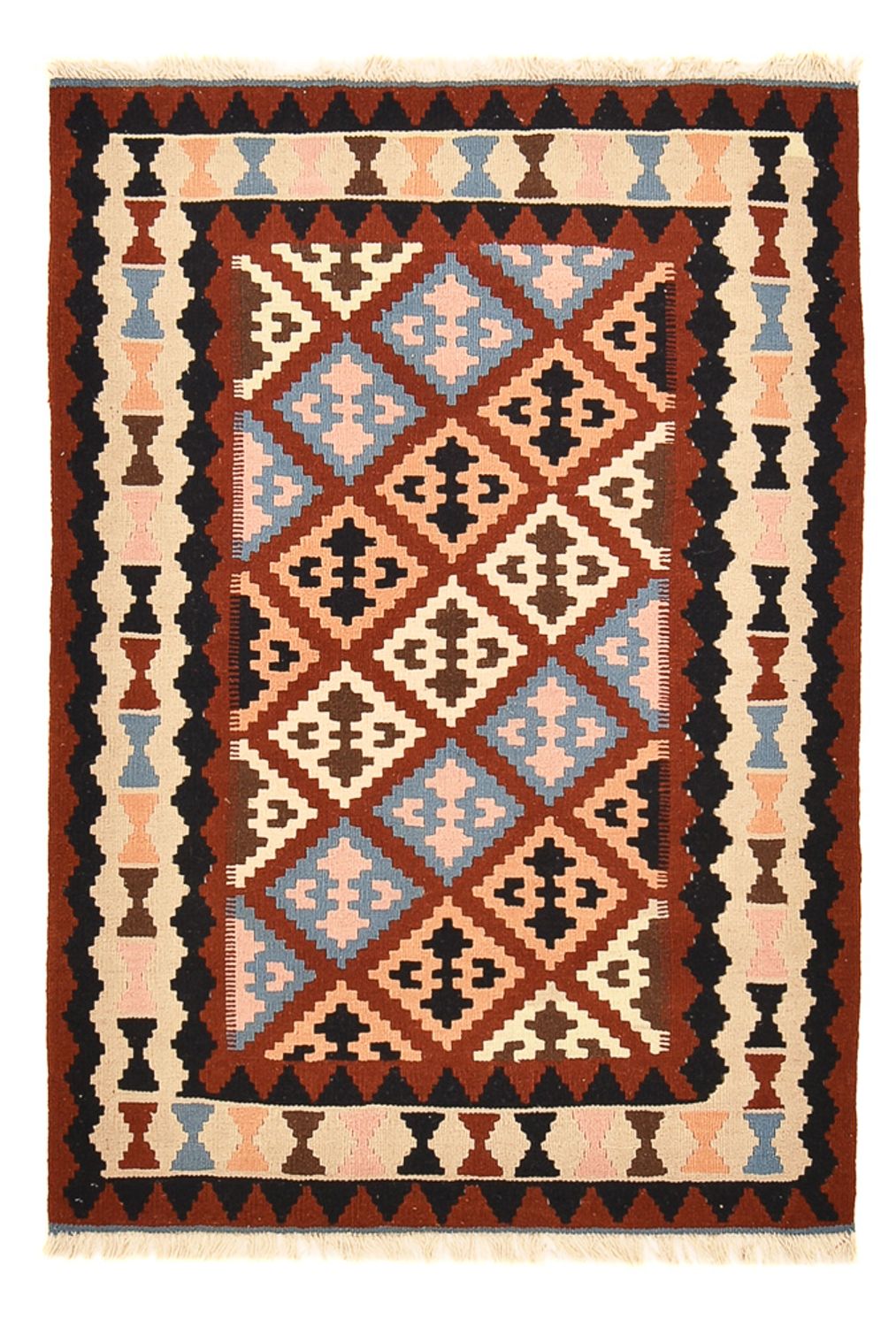 Kelim Rug - Oriental - 146 x 100 cm - multicolored