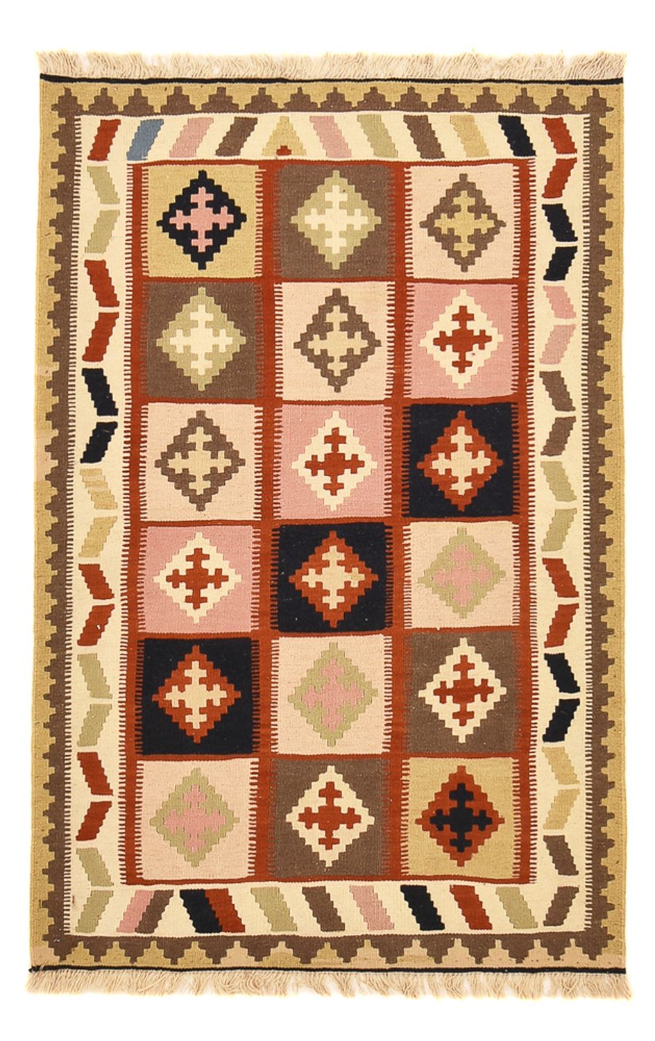 Kelim Rug - Oriental - 146 x 100 cm - multicolored