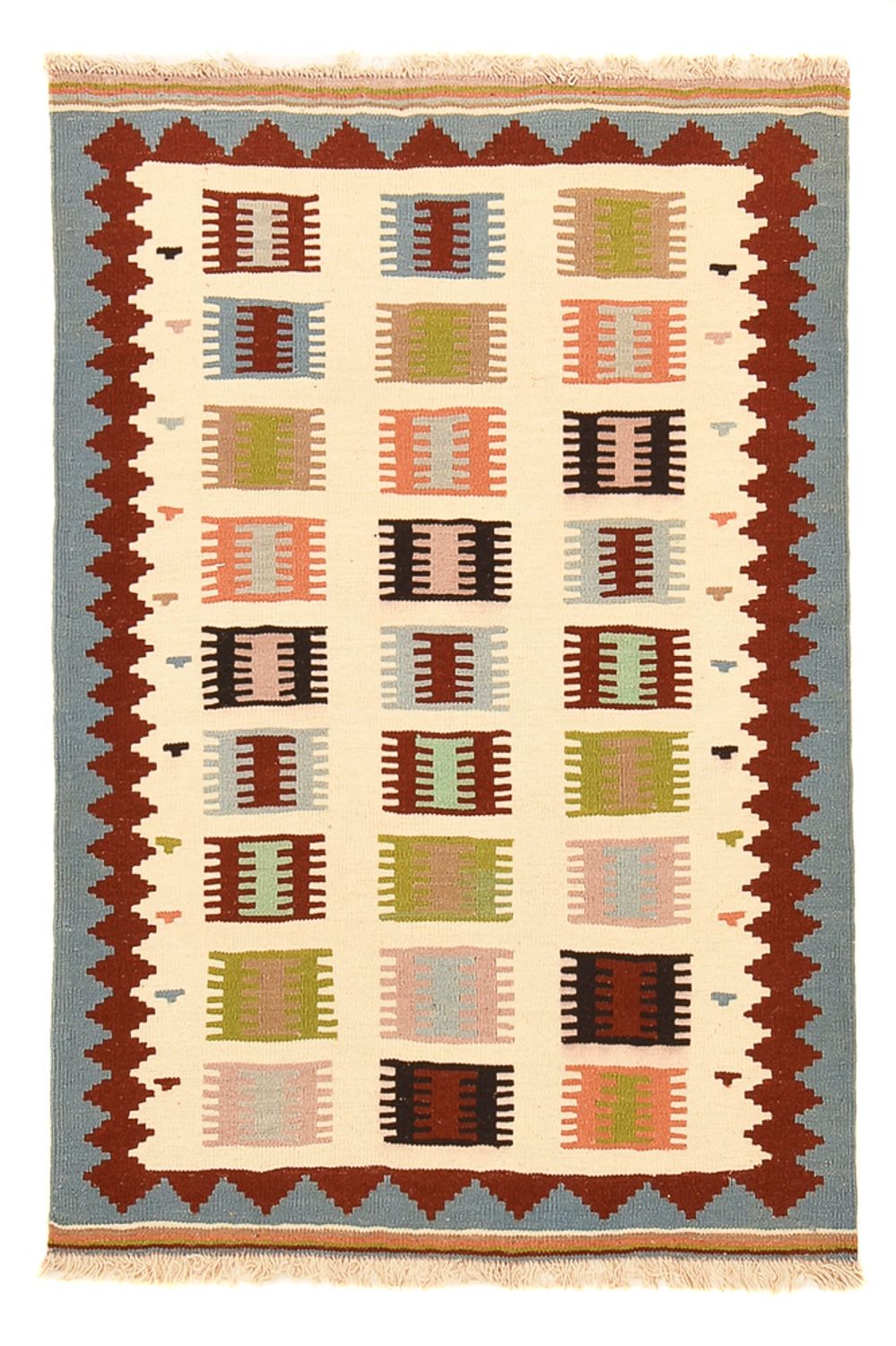 Kelim Rug - Oriental - 140 x 97 cm - multicolored