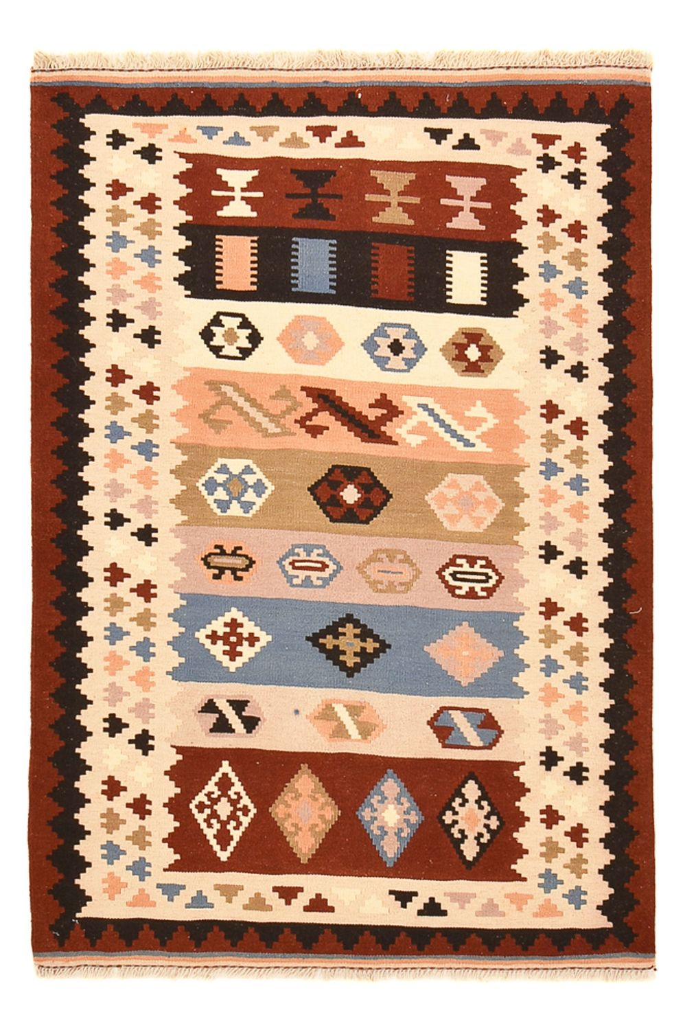 Kelim Rug - Oriental - 150 x 103 cm - multicolored