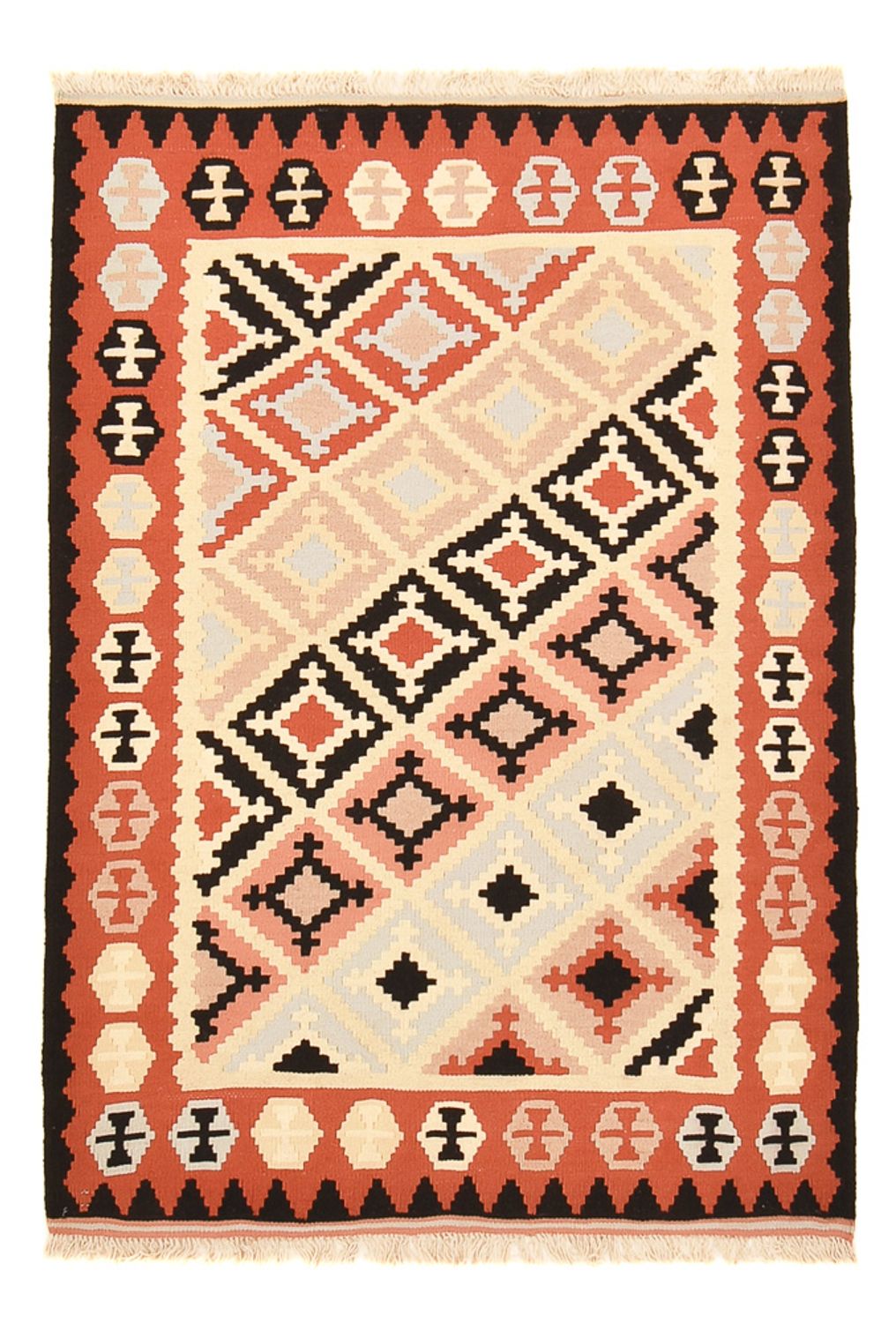 Kelim Rug - Oriental - 145 x 102 cm - multicolored