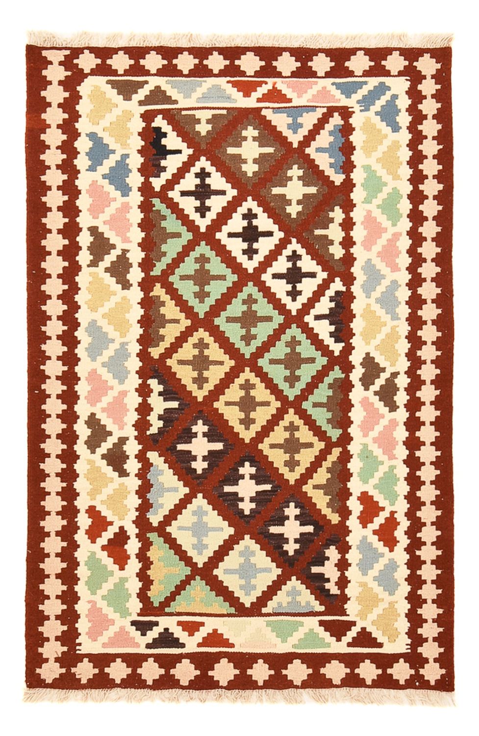 Kelim Rug - Oriental - 150 x 98 cm - multicolored