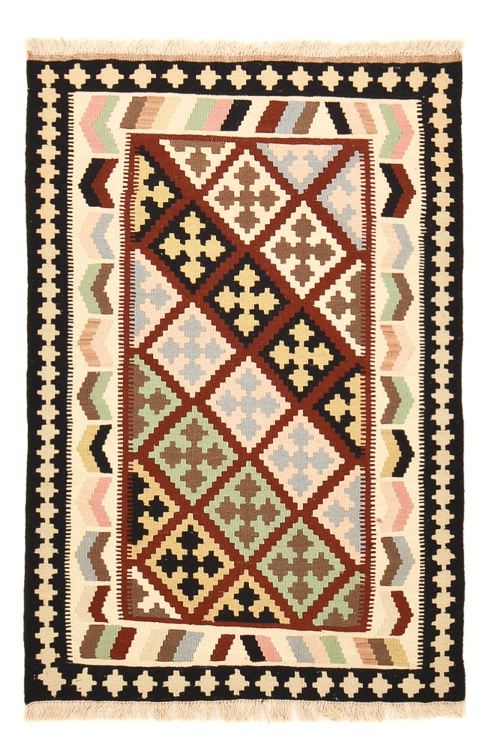 Kelim Rug - Oriental - 145 x 98 cm - multicolored