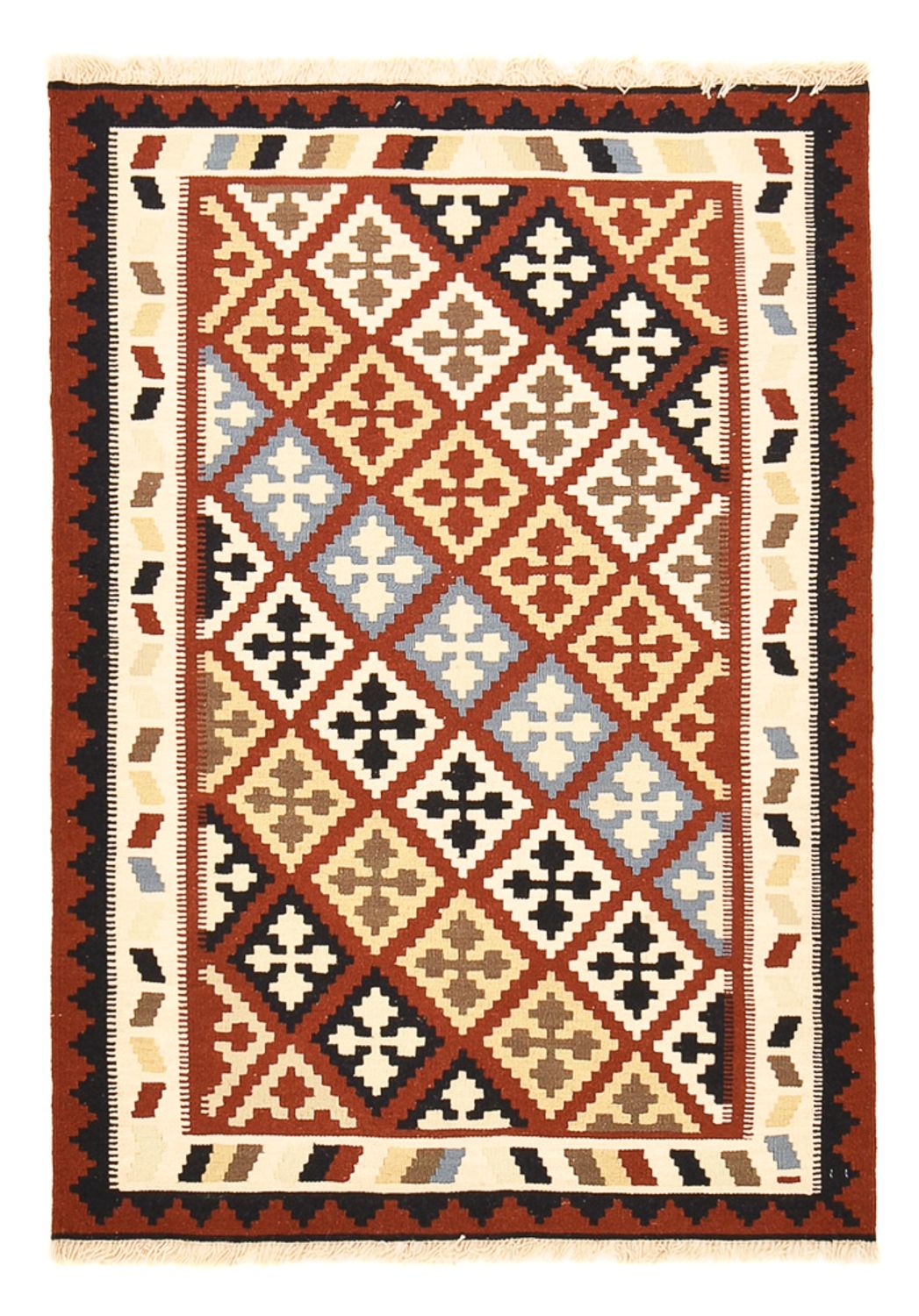 Kelim Rug - Oriental - 145 x 102 cm - multicolored