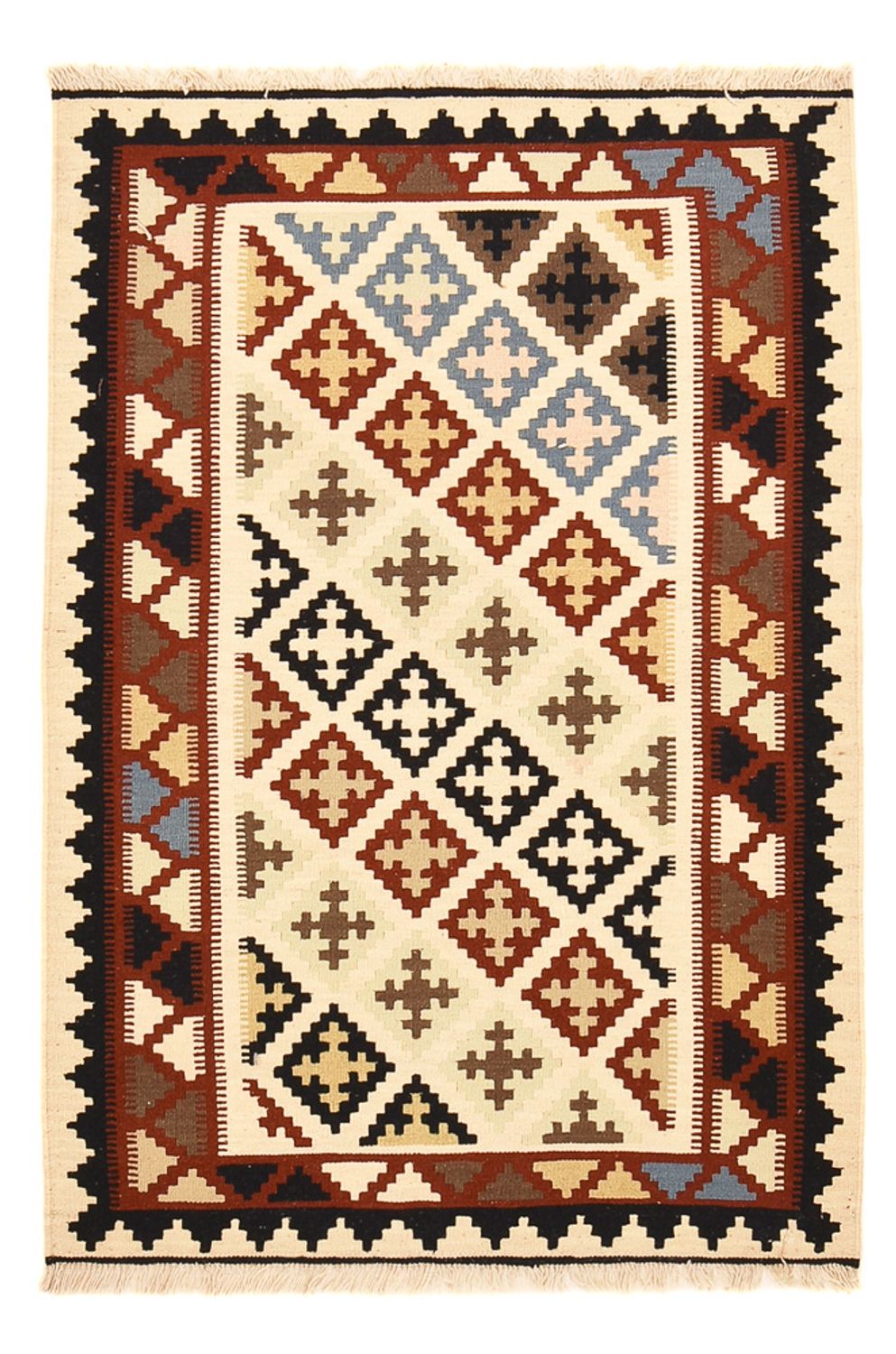 Kelim Rug - Oriental - 146 x 100 cm - multicolored