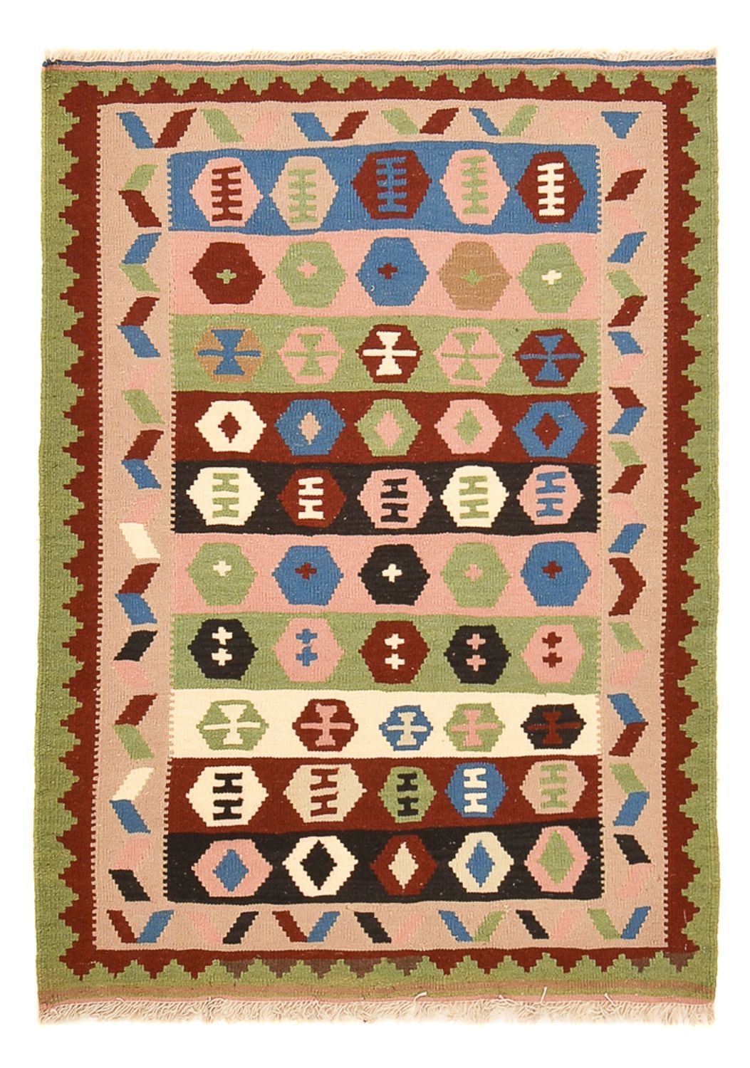 Kelim Rug - Oriental - 150 x 107 cm - multicolored