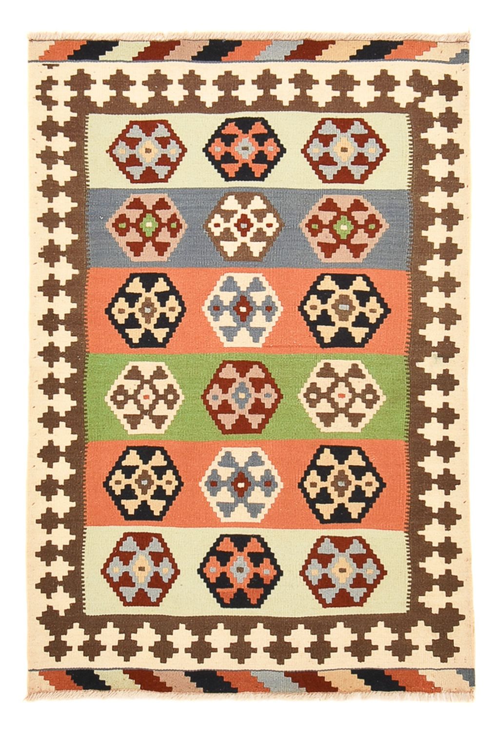 Kelim Rug - Oriental - 146 x 98 cm - multicolored