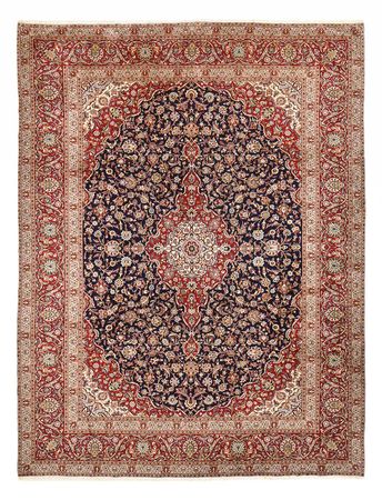 Perser Rug - Keshan - 389 x 302 cm - dark blue