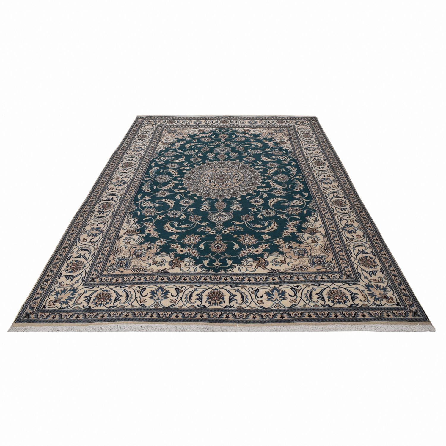 Perser Rug - Nain - 305 x 194 cm - green