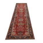 Runner Perser Rug - Tabriz - 400 x 92 cm - red