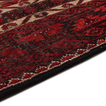 Runner Belutsch Rug - 196 x 96 cm - dark red