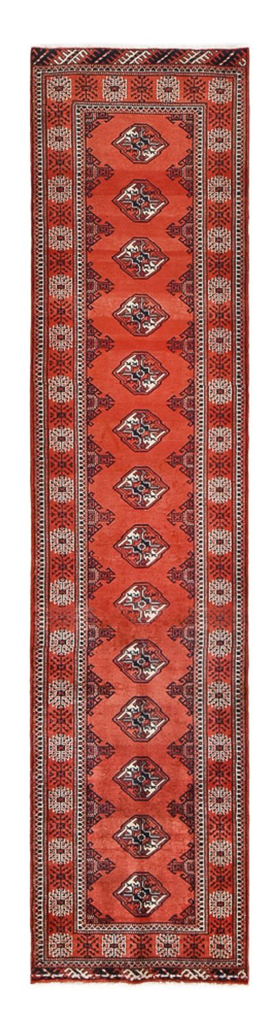 Runner Turkaman Rug - 333 x 96 cm - red