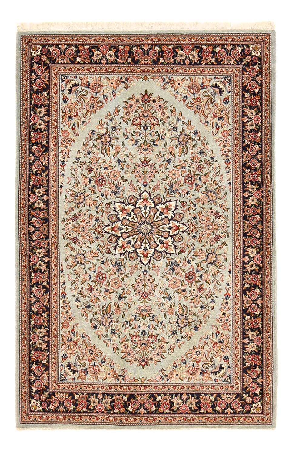 Perser Rug - Ghom - Royal - 215 x 138 cm - light beige