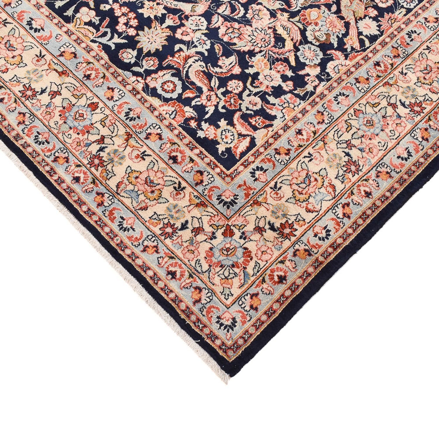 Perser Rug - Keshan - 238 x 205 cm - dark blue