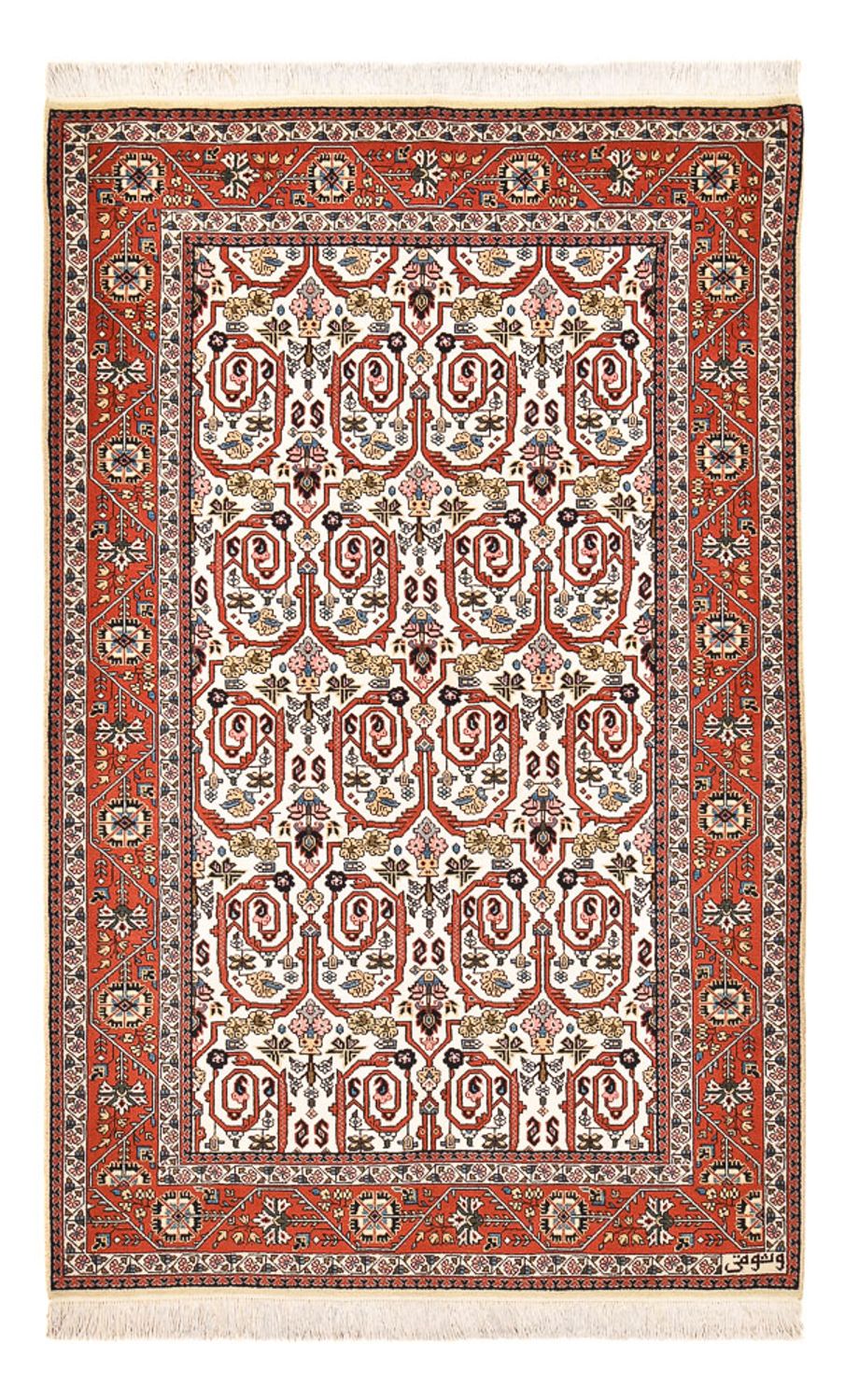 Perser Rug - Nomadic - 244 x 150 cm - light red